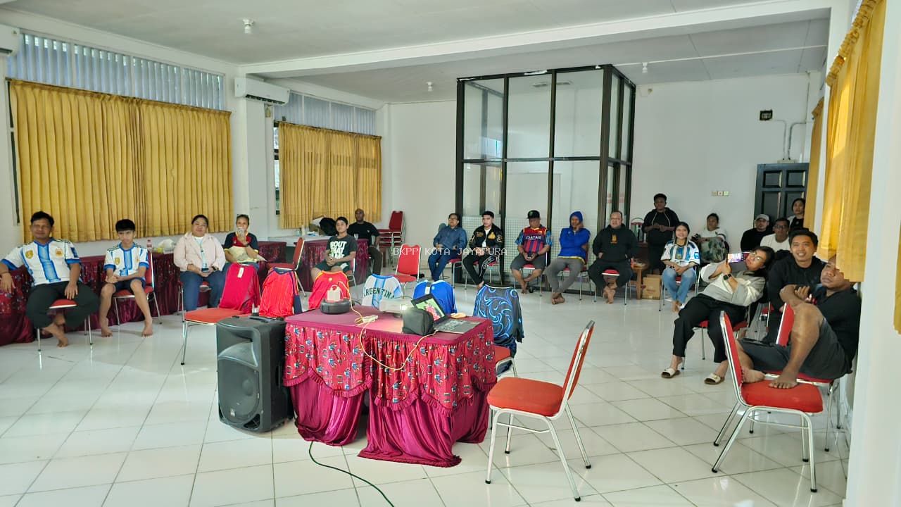 Pimpinan dan ASN BKPP Kota Jayapura Gelar Nonton Bareng Final Piala Dunia 2026