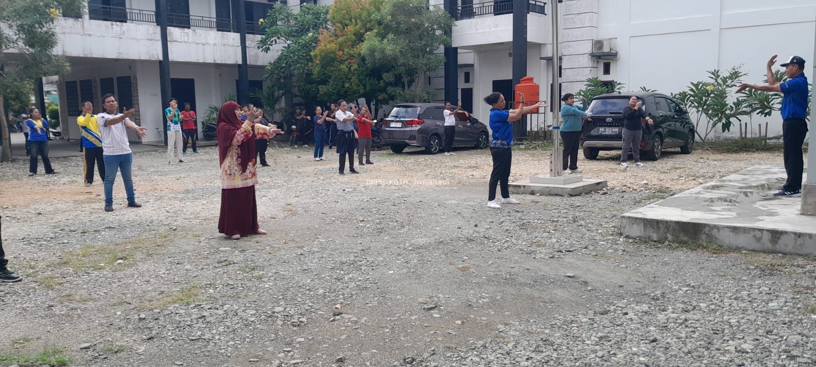 BKPP Kota Jayapura Gelar Senam Bersama, Bangun Kebugaran dan Kekompakan Pegawai